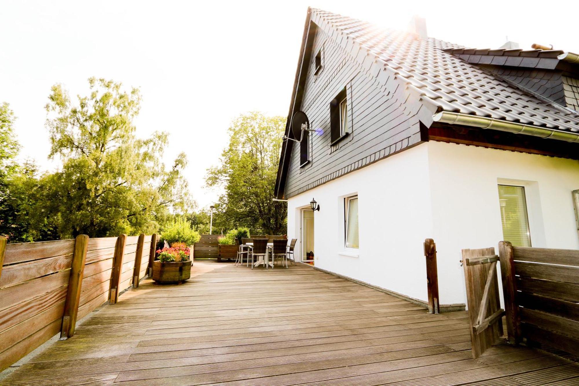 Ferienhaus Blocksberg ブラウンラーゲ エクステリア 写真